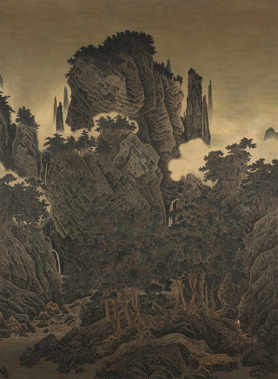 방이당 만학송풍도