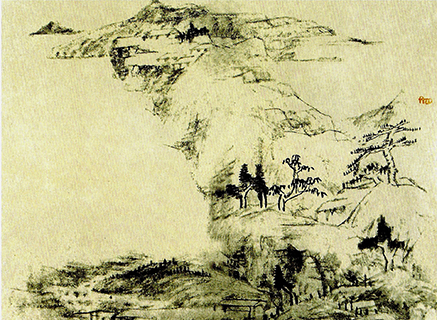 팔대산인 천광운경도