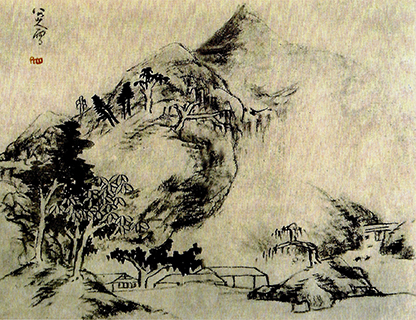 팔대산인 천광운경도