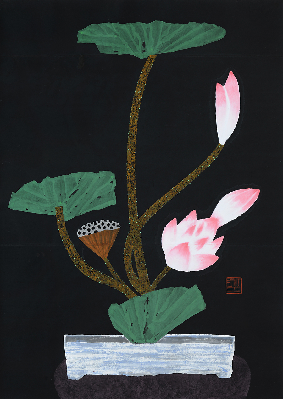 블랙 플라워 007