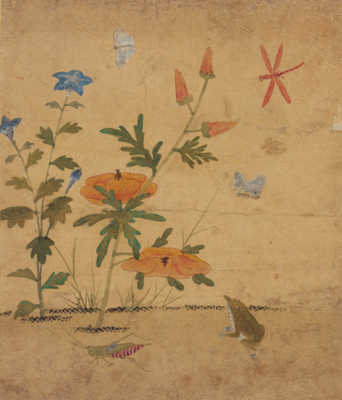 Shin Saimdang, Insects and Plants (Cho-chung-do), Joseon_period_first_half_16th_century, ink_and_color_on_paper, 32.2x28.5cm — Collection of the National Museum of Korea, stage_1_original_input, structural_source_for:SSR2016