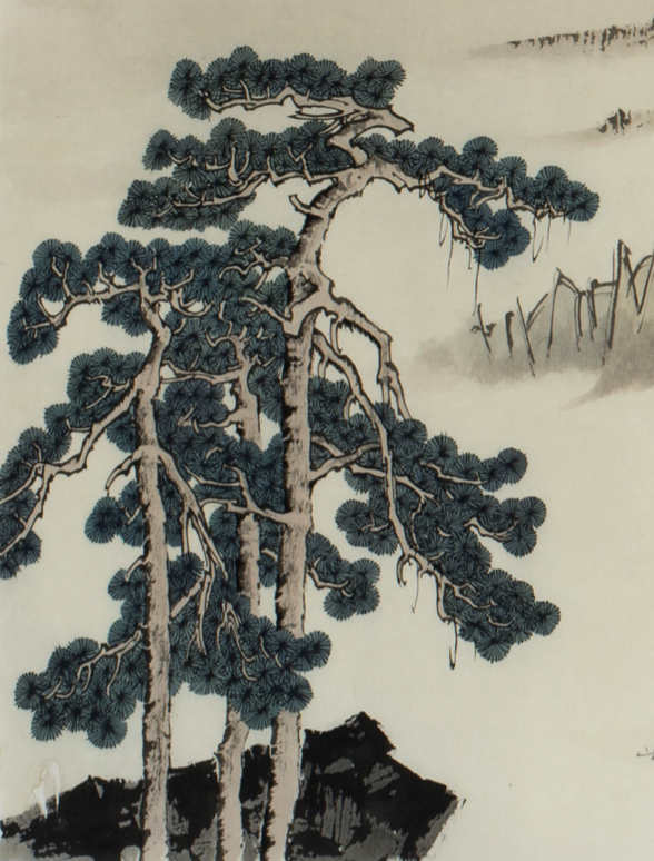 Edited_Landscape–Geumgangsan_detail, 2016, detail_1, ink_and_light_color_on_paper, 50x248cm — Jang Byeong Eun (Eastbrush, 張炳彥), chapter_05