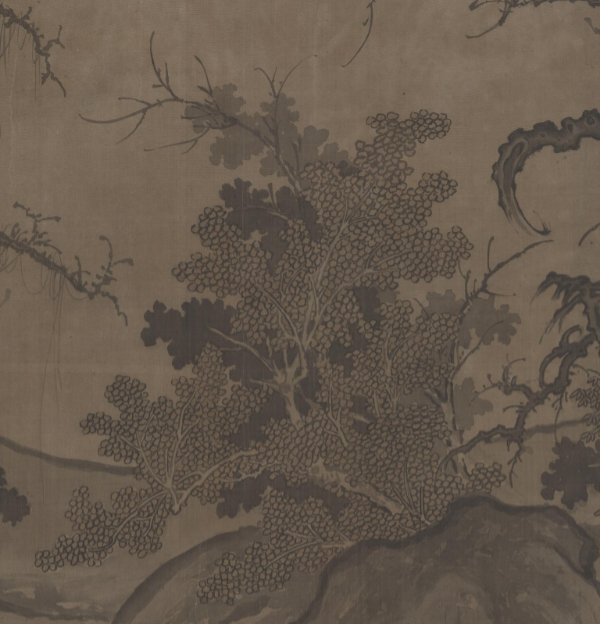Guo_Xi, Old_Trees_Level_Distance_detail, c_1078, Northern_Song, ink_on_silk — Palace_Museum_Beijing, structural_source_for:chapter_05