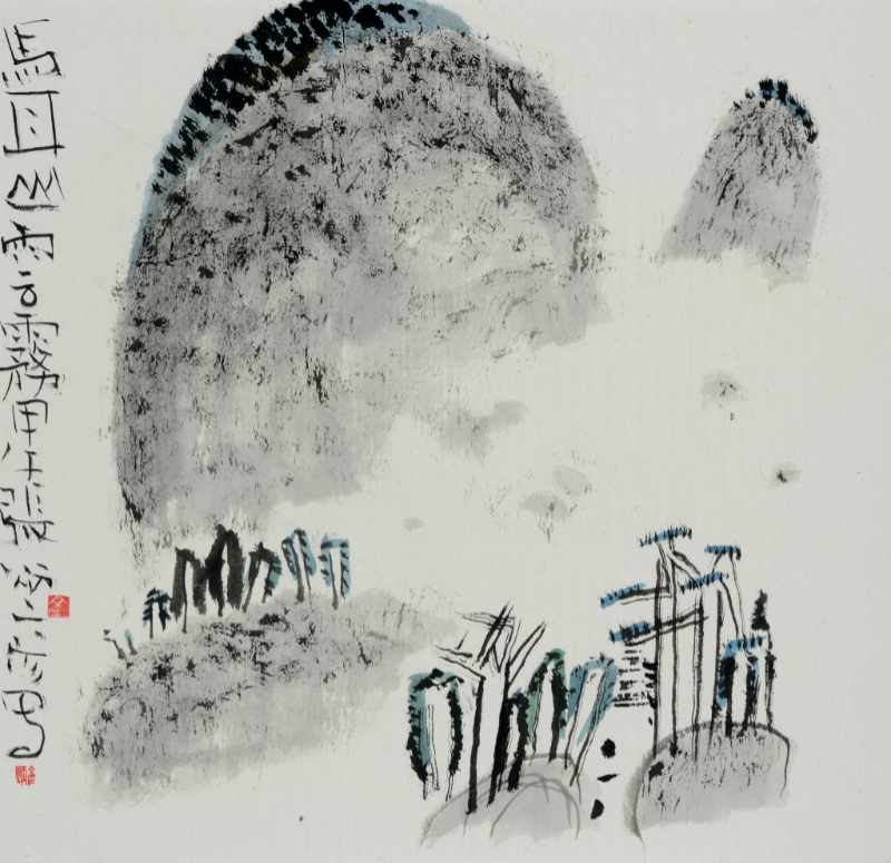 Maisan, undated, unsorted_state, ink_and_light_color_on_paper, 31x32cm — 장병언/Jang Byeong Eun/張炳彥/Eastbrush, chapter_07